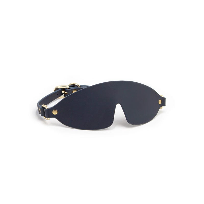 NS Novelties Bondage Couture Blind Fold - Navy Blue