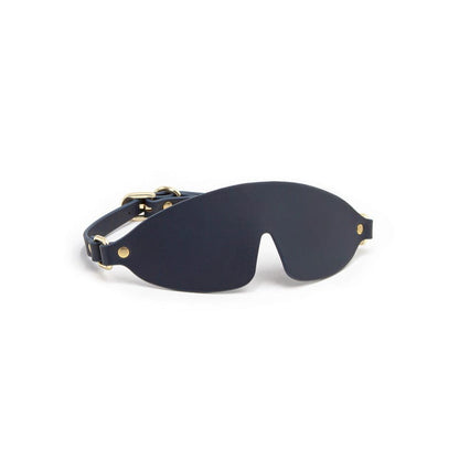 NS Novelties Bondage Couture Blind Fold - Navy Blue
