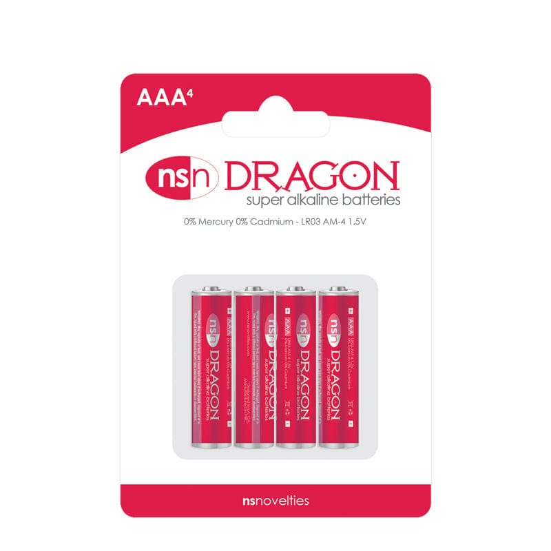 NS Novelties Dragon 4 pk Alkaline AAA