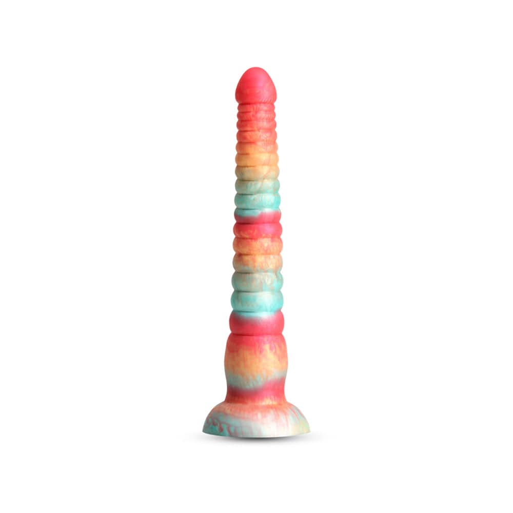 NS Novelties Dildo Red/Gold NS Novelties Colours Stacked 9" Dildo