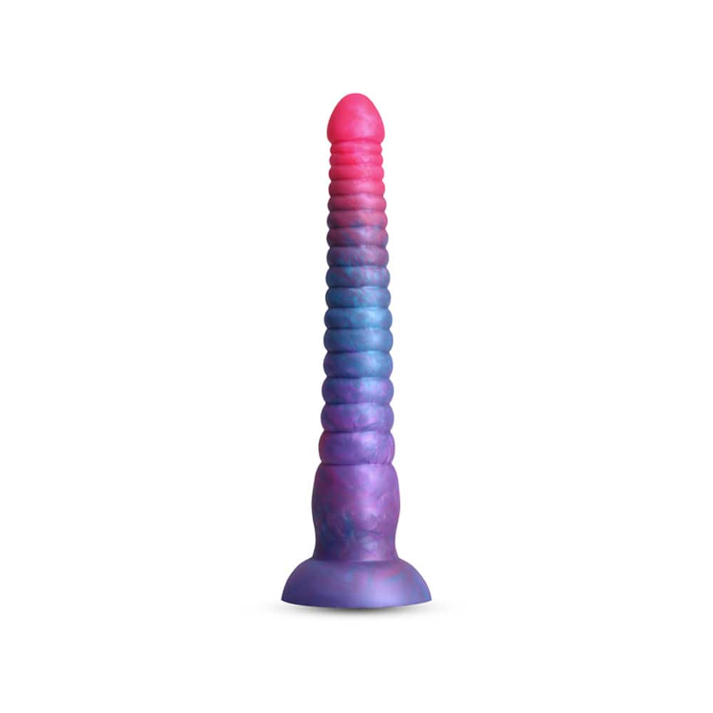 NS Novelties Colours - Stacked - 9" Dildo - Pink/Blue