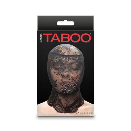NS Novelties Hustler Taboo - Lace Hood - Black