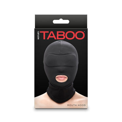 NS Novelties Hustler Taboo - Mouth Hood - Black