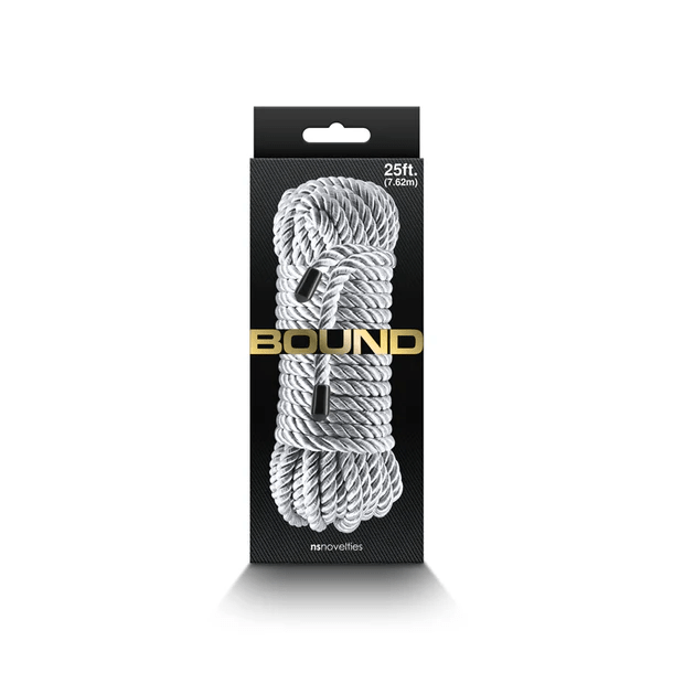NS Novelties Bondage Silver NS Novelties Bound Rope 25 Feet