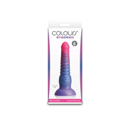 NS Novelties Dildo NS Novelties Colours Stacked 6" Dildo
