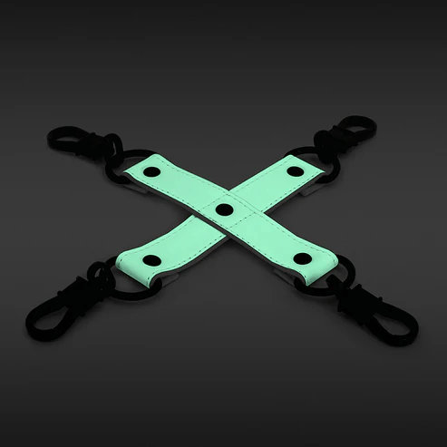 NS Novelties Bondage NS Novelties GLO Bondage Green Hog Tie