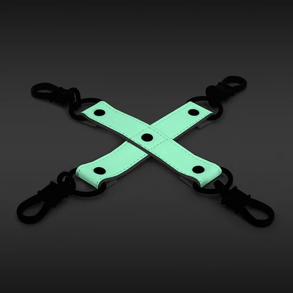 NS Novelties Bondage NS Novelties GLO Bondage Green Hog Tie