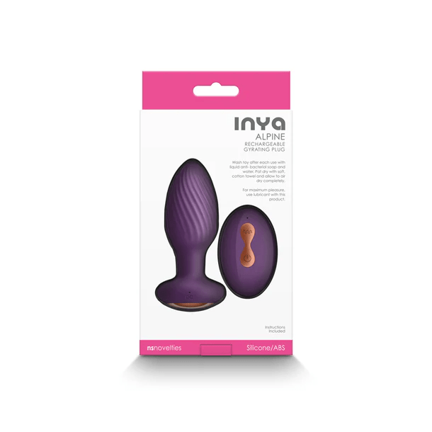NS Novelties Anal Toys NS Novelties Inya Alpine Gyrating Rechargeable Plug