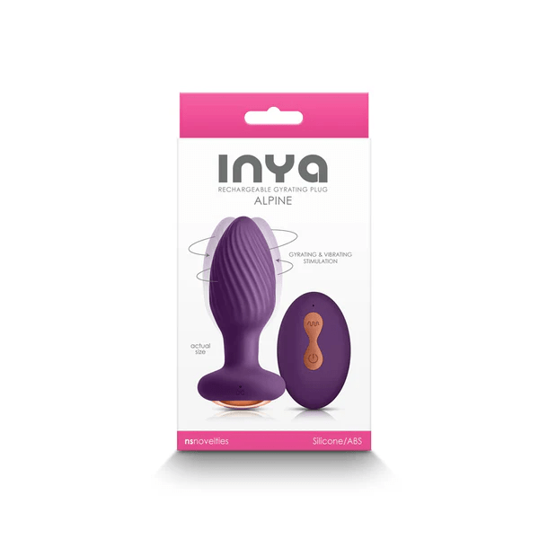 NS Novelties Anal Toys NS Novelties Inya Alpine Gyrating Rechargeable Plug