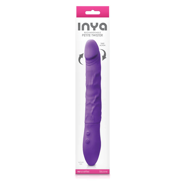 NS Novelties Vibrators Purple NS Novelties Inya Rechargeable Petite Twister Vibrator