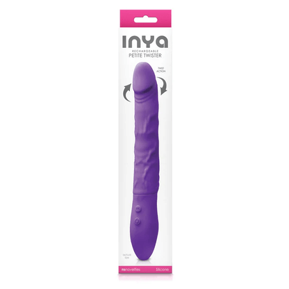 NS Novelties Vibrators Purple NS Novelties Inya Rechargeable Petite Twister Vibrator