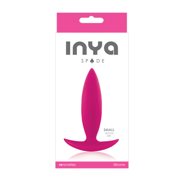 NS Novelties Butt Plugs Pink NS Novelties Inya Spade Small Butt Plug