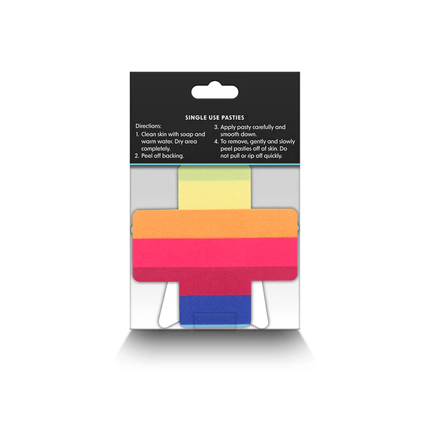 NS Novelties Pasties NS Novelties Pretty Pasties Pride Star & Cross Set