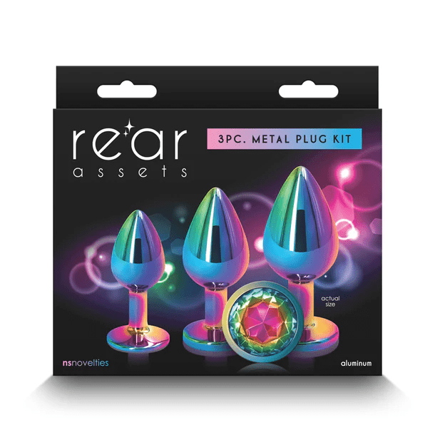 NS Novelties Anal Toys NS Novelties Rear Assets Anal Kit Rainbow