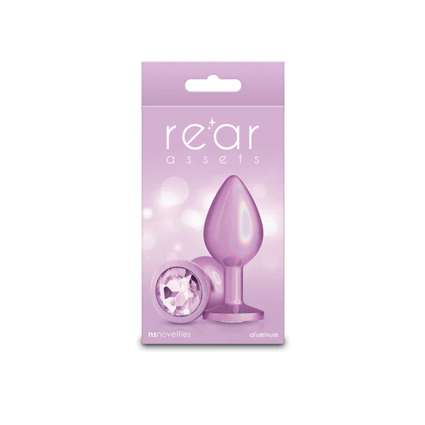 NS Novelties Anal Toys Iridescent Pink NS Novelties Rear Assets Medium Butt Plug
