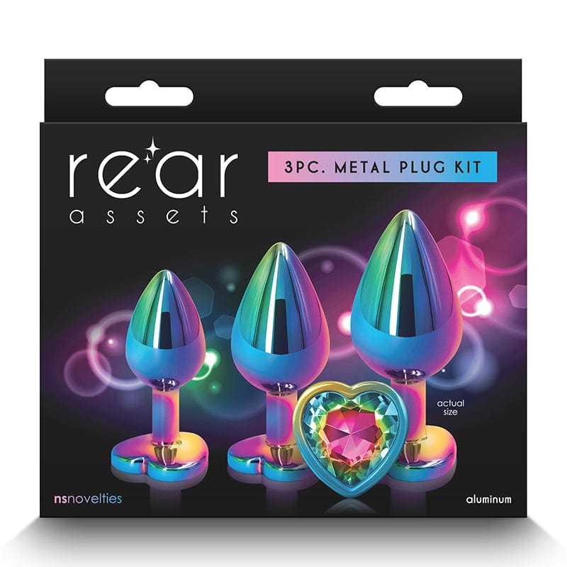 NS Novelties Anal Toys NS Novelties Rear Assets Trainer Kit Rainbow Heart