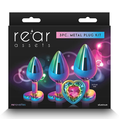 NS Novelties Anal Toys NS Novelties Rear Assets Trainer Kit Rainbow Heart
