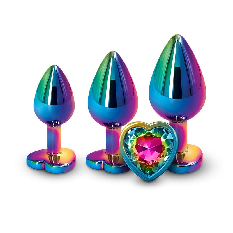 NS Novelties Anal Toys NS Novelties Rear Assets Trainer Kit Rainbow Heart