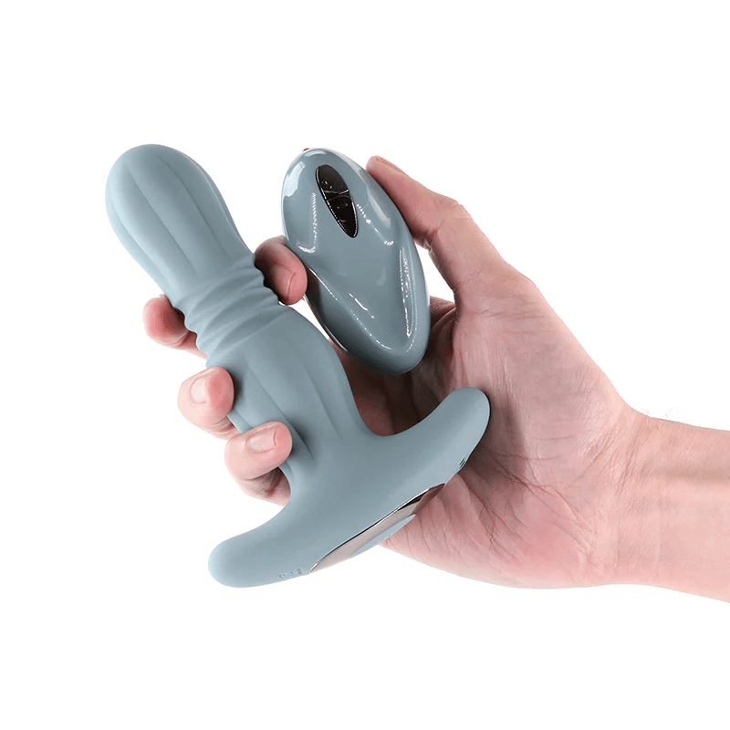 NS Novelties Anal Toys NS Novelties Renegade Gemini Thrusting Anal Plug with Remote