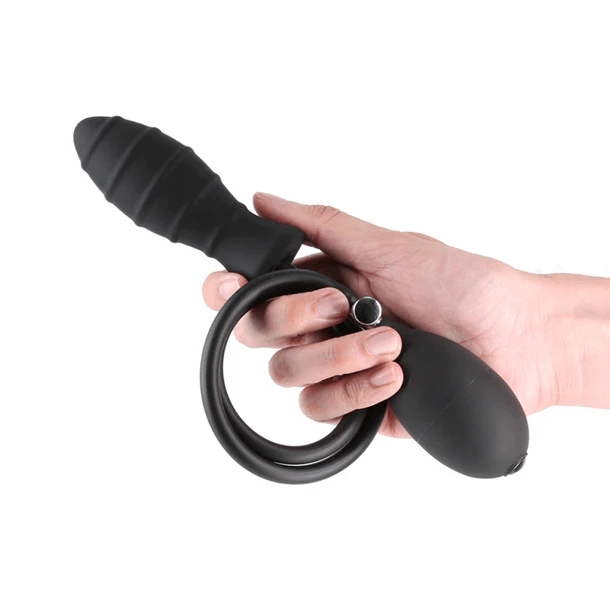 NS Novelties Anal Toys NS Novelties Renegade InflataPlay Inflatable Plug with Grip
