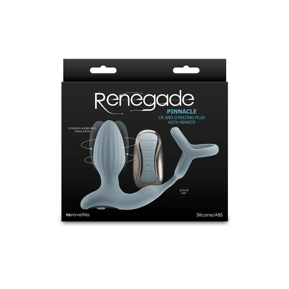 NS Novelties Anal Toys NS Novelties Renegade Pinnacle Cock Ring and Gyrating Plug