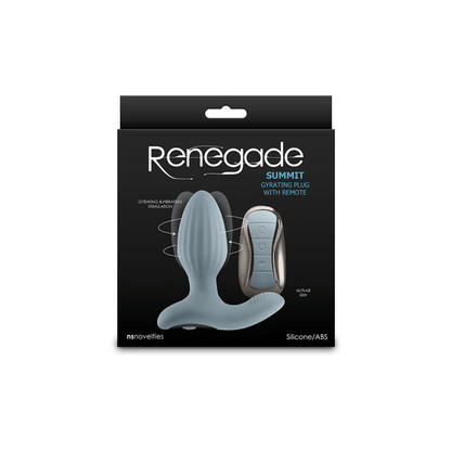 NS Novelties Anal Toys NS Novelties Renegade Summit Gyrating Plug with Remote