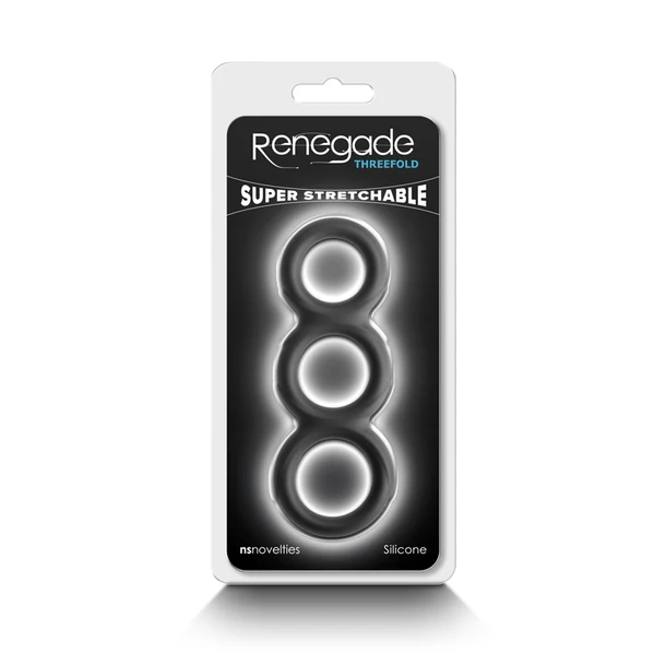 NS Novelties Cock Rings NS Novelties Renegade Threefold Cock Ring