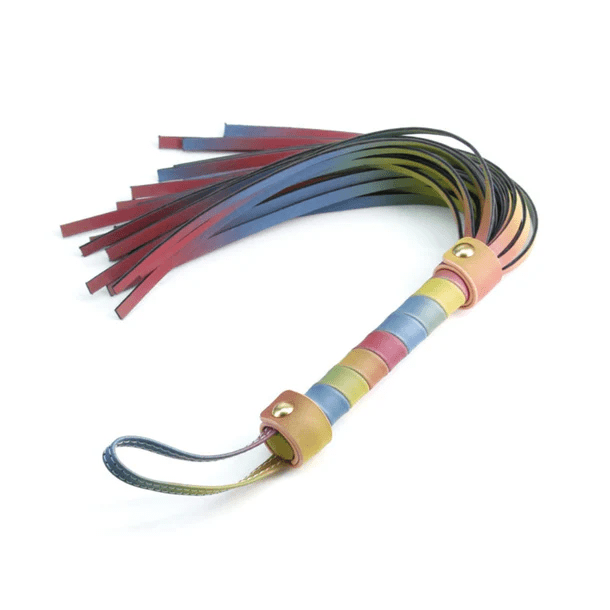 NS Novelties BDSM NS Novelties Spectra Bondage Rainbow Flogger