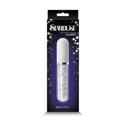 NS Novelties Vibrator White NS Novelties Stardust Charm Rechargeable Massager