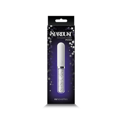 NS Novelties Vibrator White NS Novelties Stardust Posh Rechargeable Massager