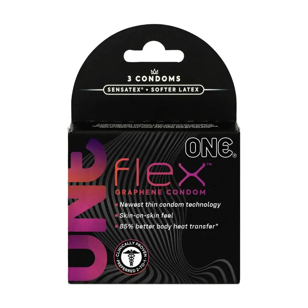 ONE 3 pack ONE FLEX Graphene Condoms