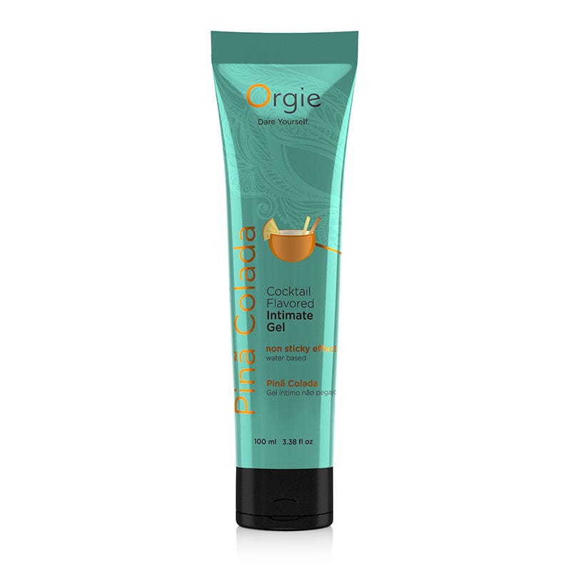Orgie Lubes & Lotions Pina Colada Orgie Cocktail Flavored Intimate Gel 100ml