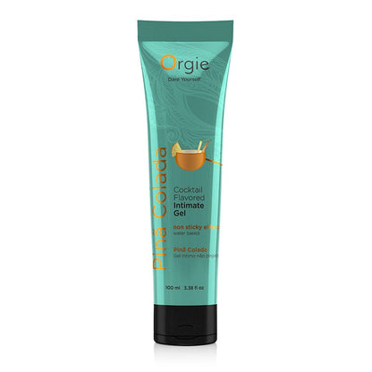Orgie Lubes & Lotions Pina Colada Orgie Cocktail Flavored Intimate Gel 100ml