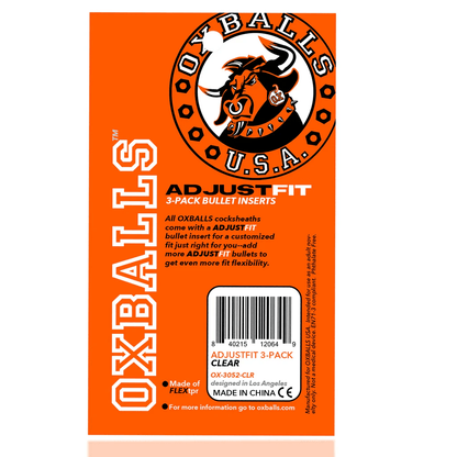 Oxballs Accessories Oxballs Cocksheath AdjustFit Inserts 3 Pack