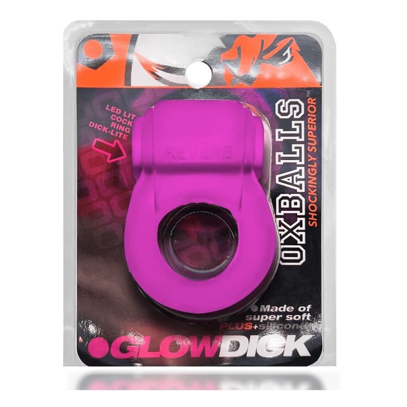 Oxballs Cock Rings Pink Ice Oxballs Glowdick Cockring