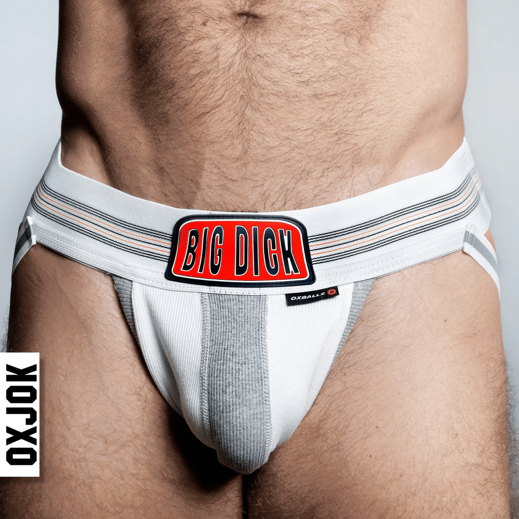 OXBALLS Lingerie Small Oxballs Oxjok Big Dick Bulger Jockstrap White Snow