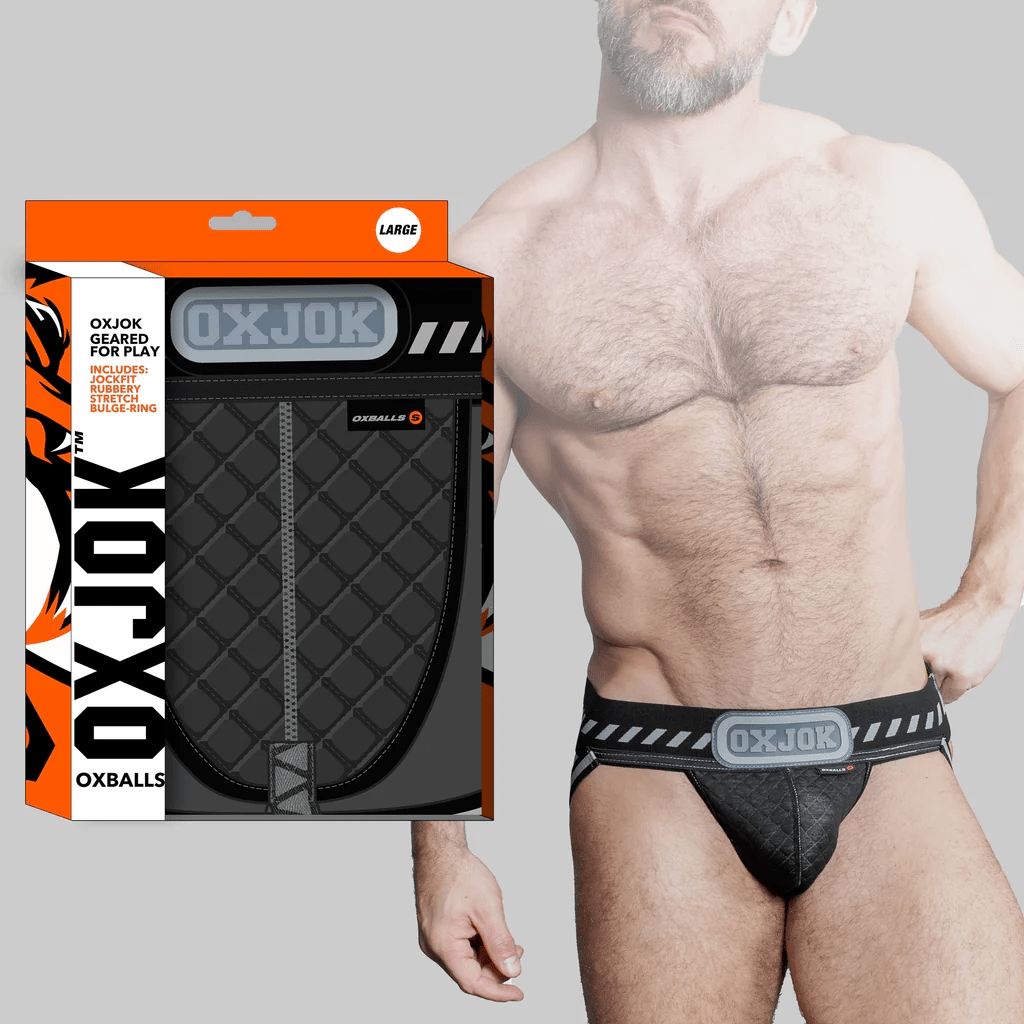 OXBALLS Lingerie Oxballs Oxjok Packer Jockstrap Black Puff