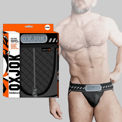 OXBALLS Lingerie Oxballs Oxjok Packer Jockstrap Black Puff