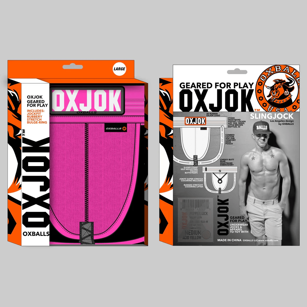 OXBALLS Lingerie Oxballs Oxjok Slingjock Jockstrap Pink Sky