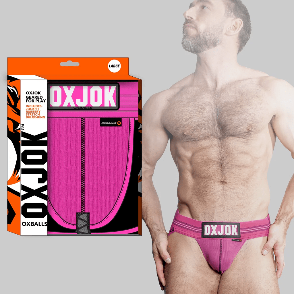 OXBALLS Lingerie Oxballs Oxjok Slingjock Jockstrap Pink Sky