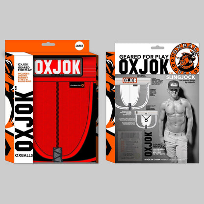 OXBALLS Lingerie Oxballs Oxjok Slingjock Jockstrap Red Hot