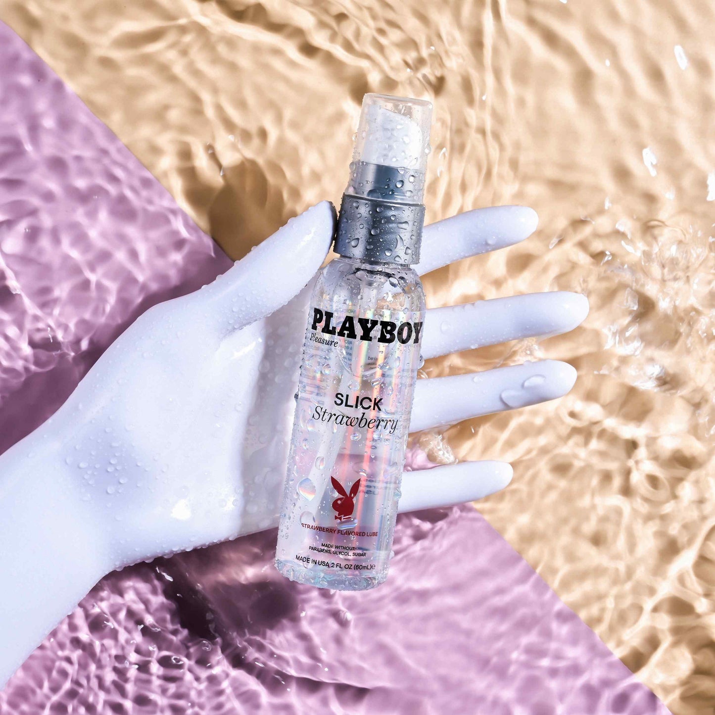 Playboy Slick Strawberry Flavored Lubricant - XOXTOYS