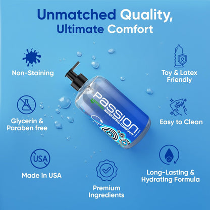 Passion Lubes Water Based Lube Passion Lubes Natural Water-based Lubricant