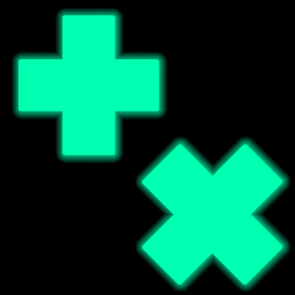 Pastease Pasties Pastease Plus X Glow-in-the-Dark Neon Cross Pasties