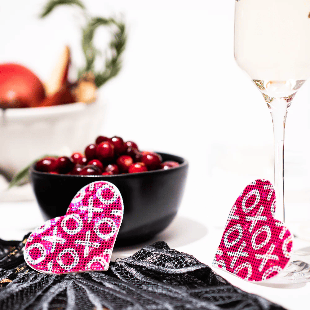 Pastease Pasties Pastease Shattered Glass Disco Ball XO Heart Nipple Pasties