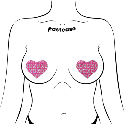 Pastease Pasties Pastease Shattered Glass Disco Ball XO Heart Nipple Pasties