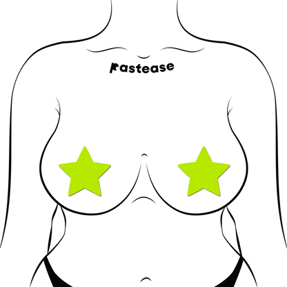 Pastease PASTIES Pastease You Glow Girl Glow in the Dark Star Nipple Covers