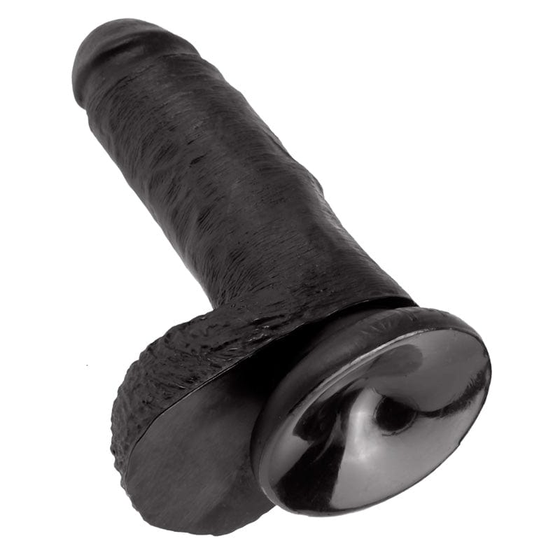 Pipedream Products Pipedream Products King Cock 7″ Black Cock with Balls