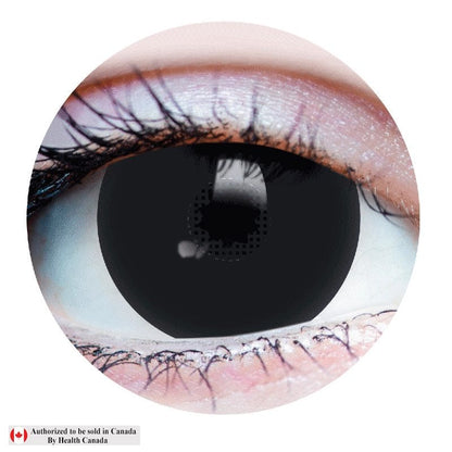 Primal Contacts Accessories Primal Black Mini Sclera Costume Contact Lenses
