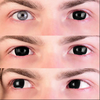 Primal Contacts Accessories Primal Black Mini Sclera Costume Contact Lenses